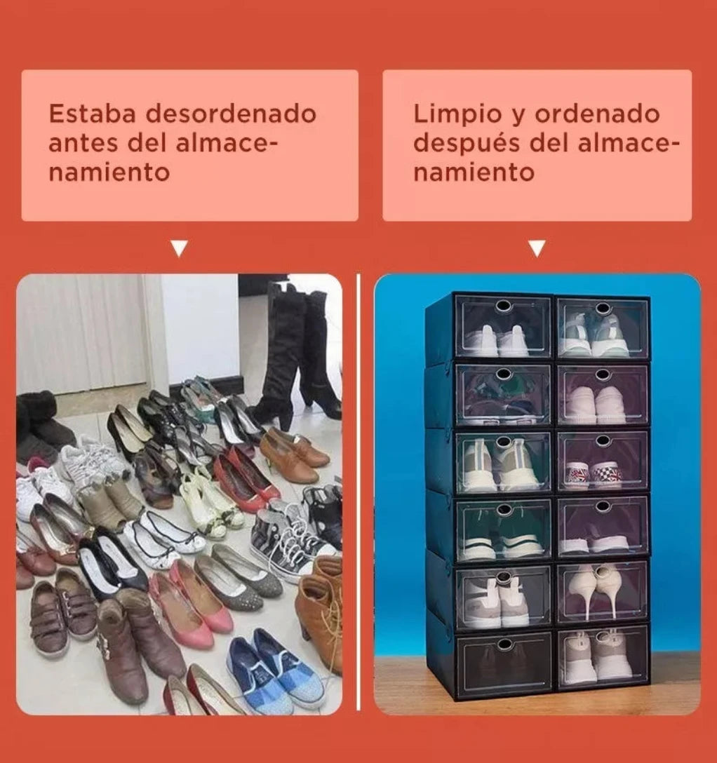 6 Organizadores Zapatos - Cajones Apilable