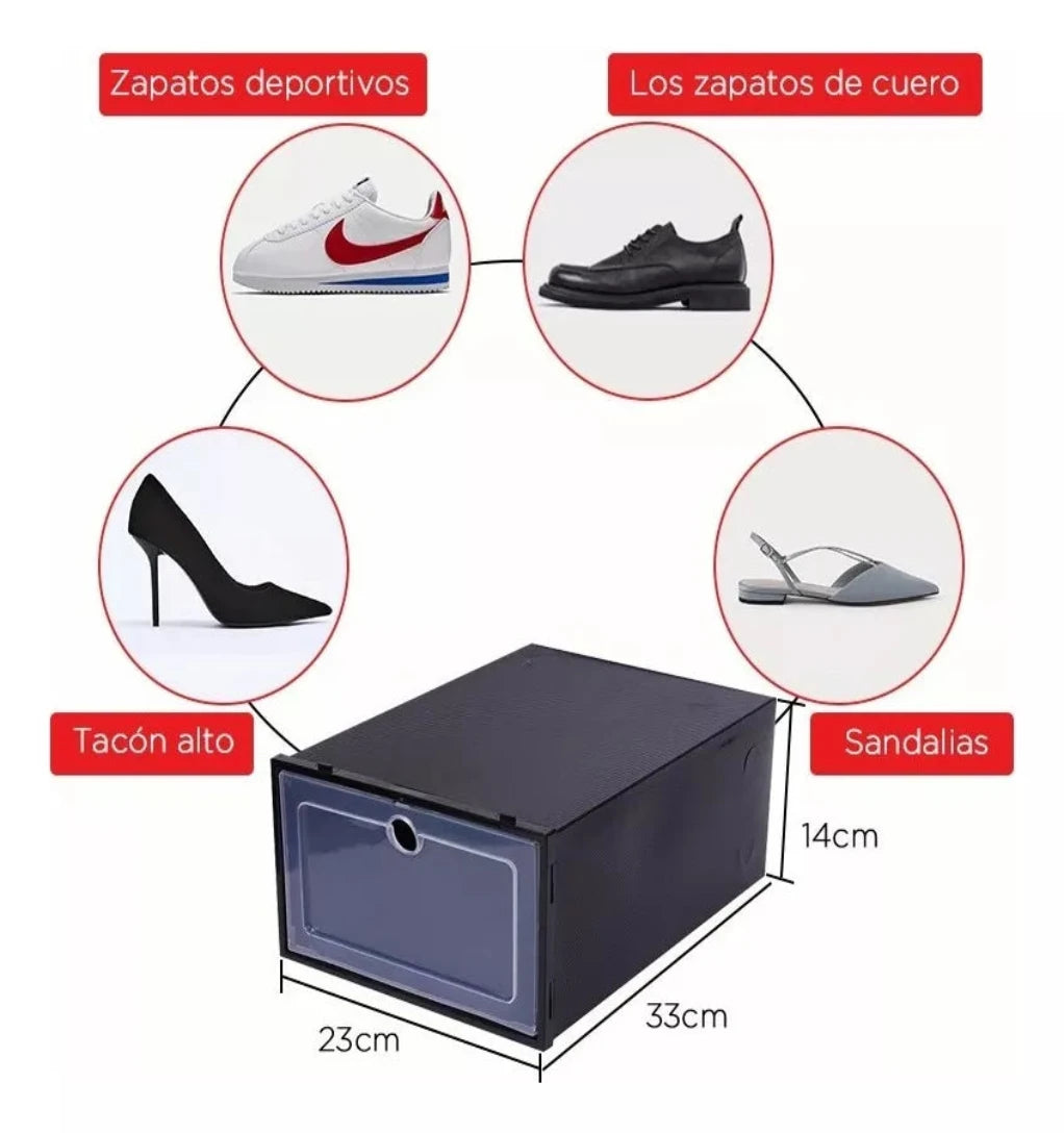 6 Organizadores Zapatos - Cajones Apilable